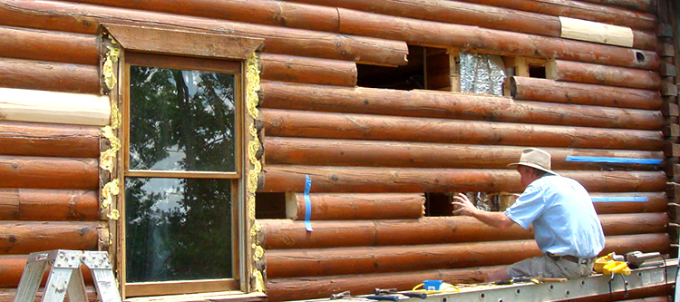 Log Home Repair Rustburg, Virginia