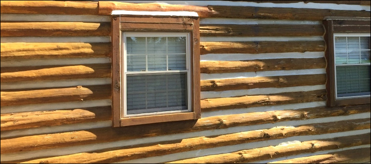 Log Home Whole Log Replacement  Rustburg, Virginia